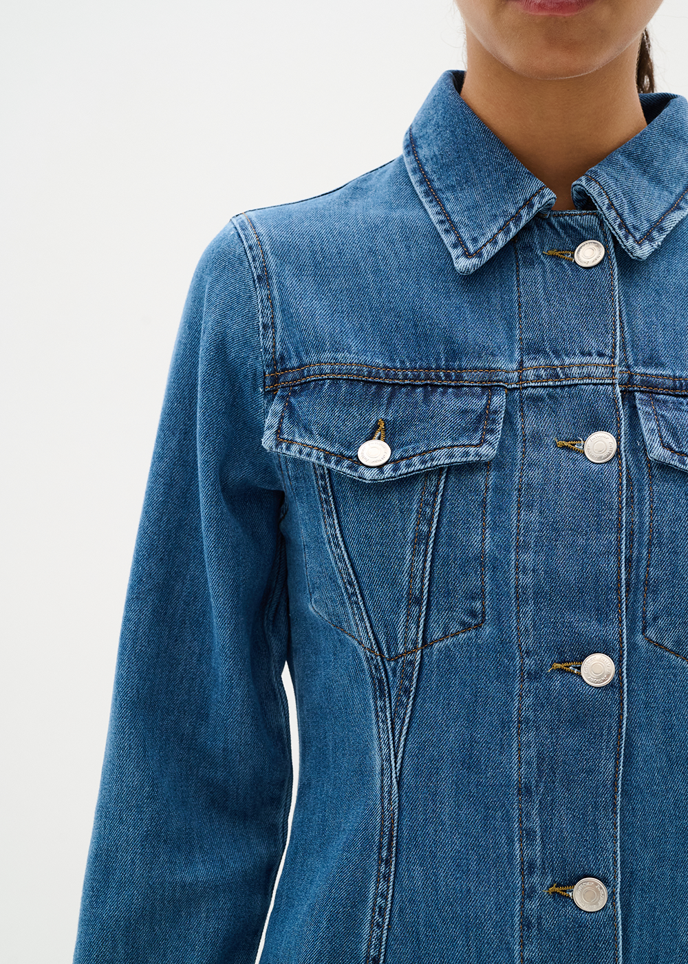 Sophina Short Dress - Washed Denim - InWear Canada - Danali