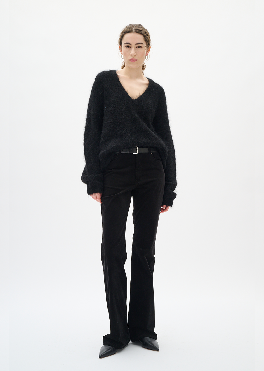 Tello V-Neck Sweater - Black - InWear Canada - Danali