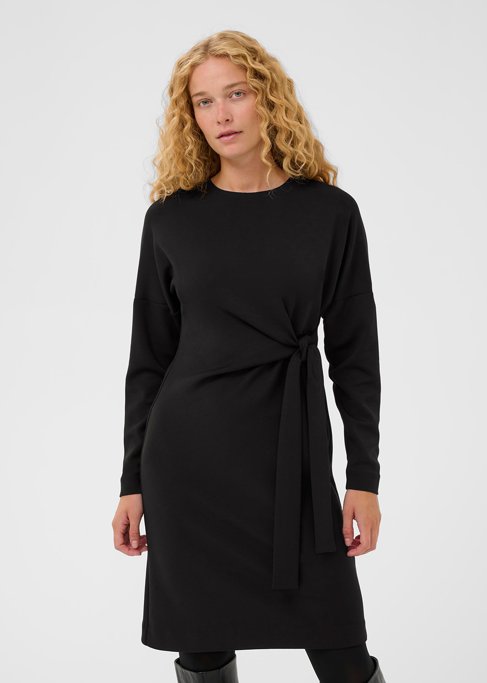 Tri Vincent Knot Dress - Black - InWear Canada - Danali