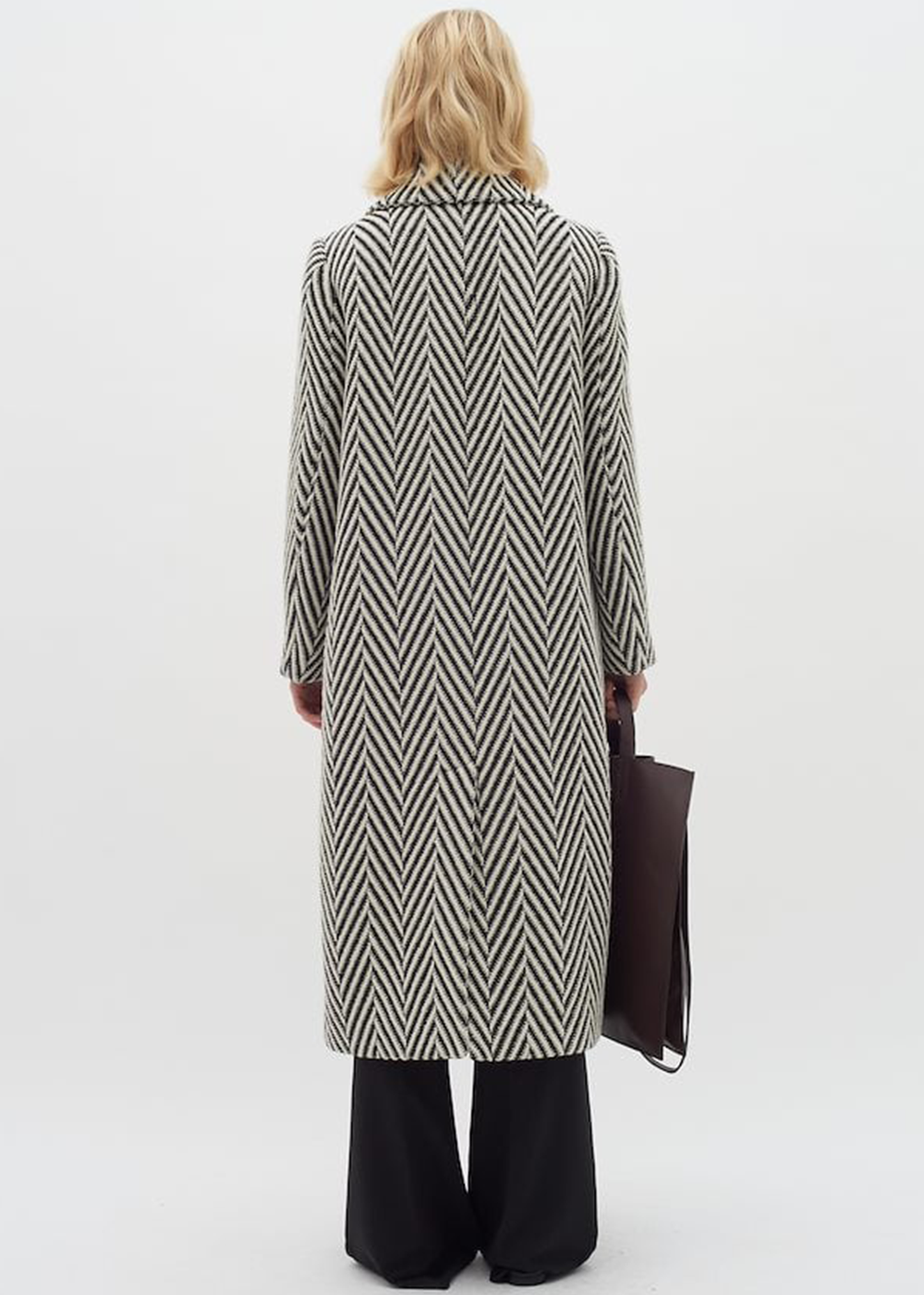 Tru Houndstooth Coat - Black/White - InWear Canada - Danali