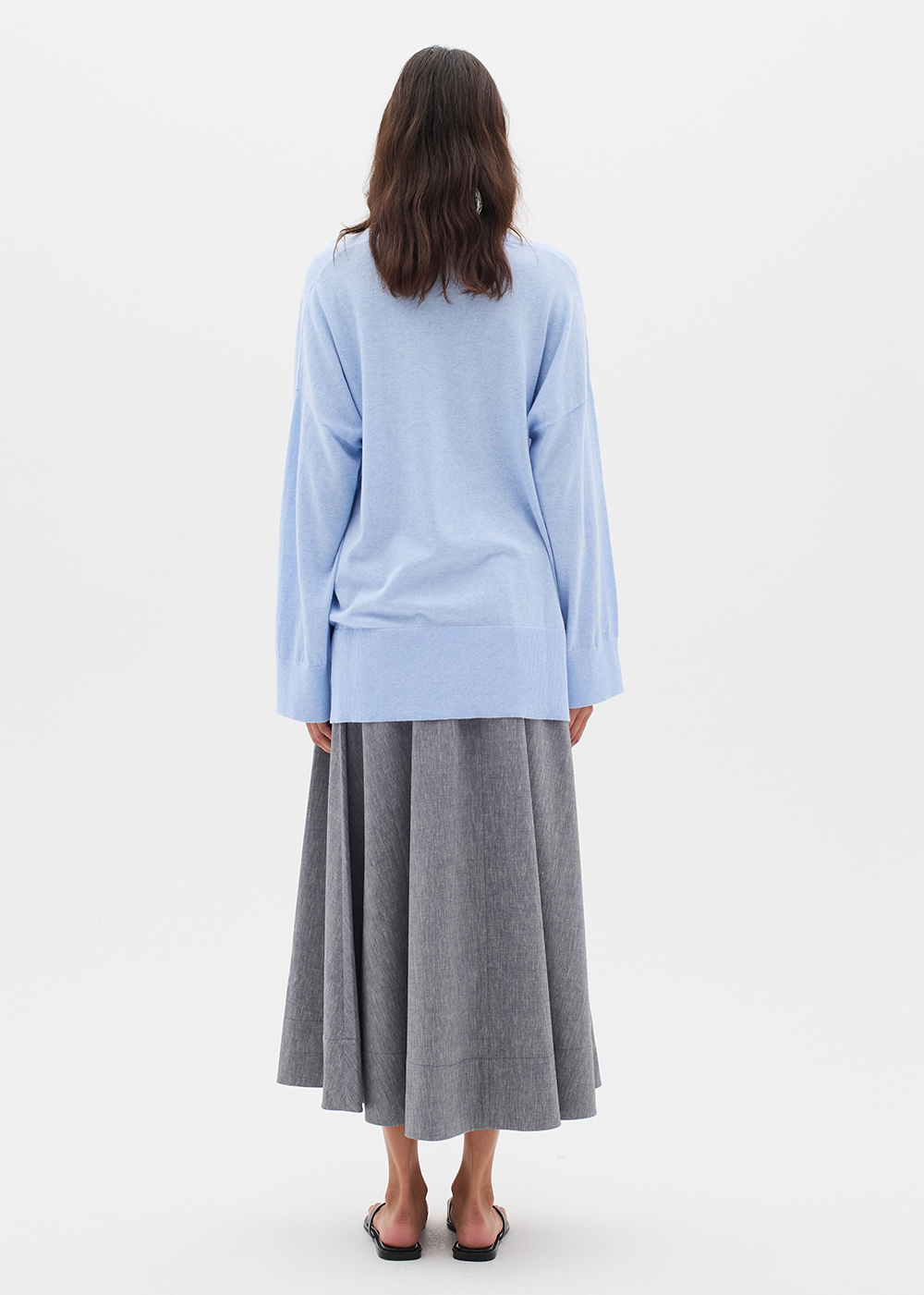 Yas V-Neck Sweater - Windsurfer Melange - InWear Canada - Danali