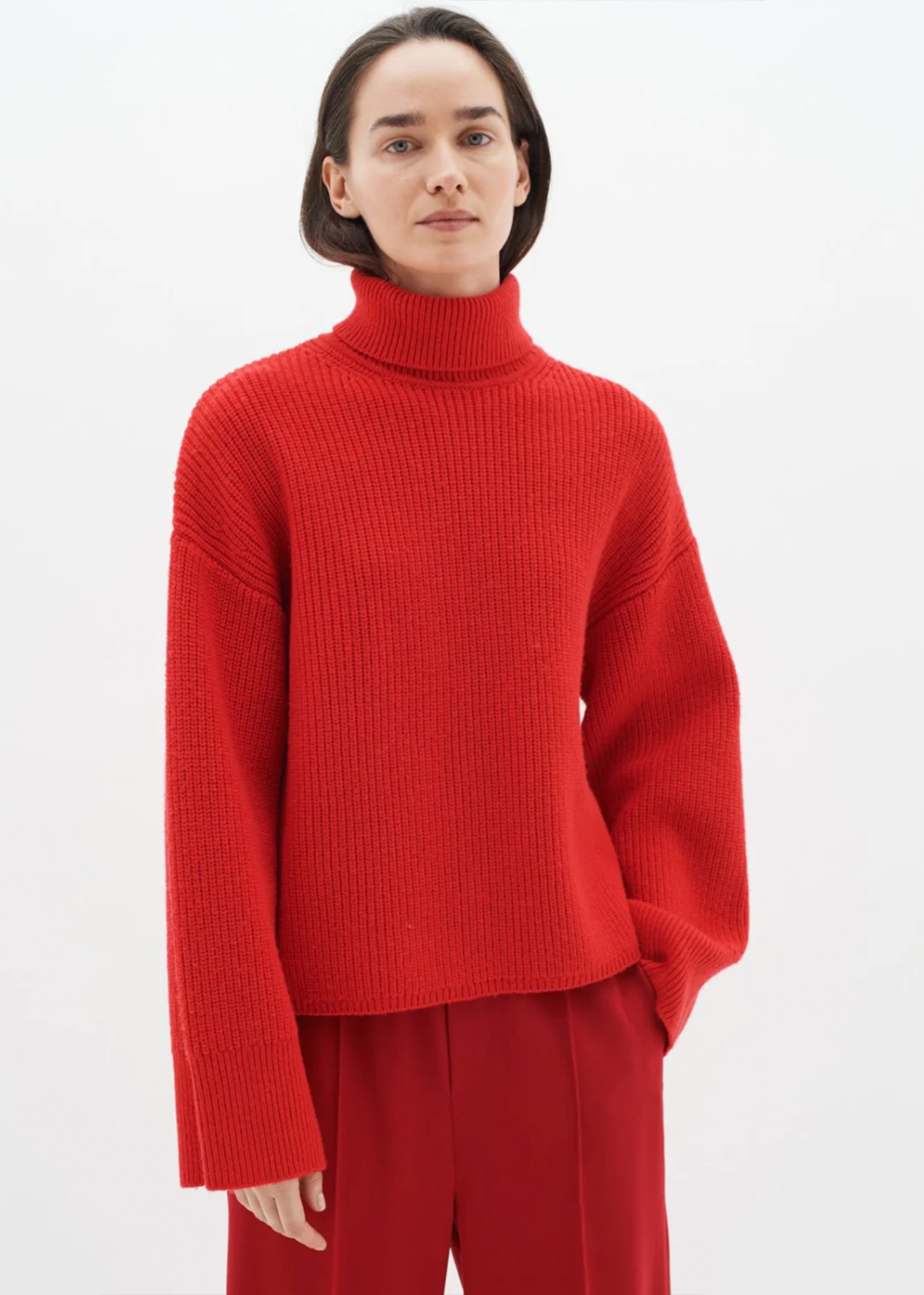 Yaxy Rollneck Sweater - Red - InWear Canada - Danali