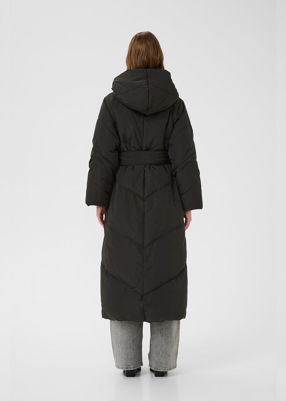 Yaz Long Coat - Black - InWear Canada - Danali