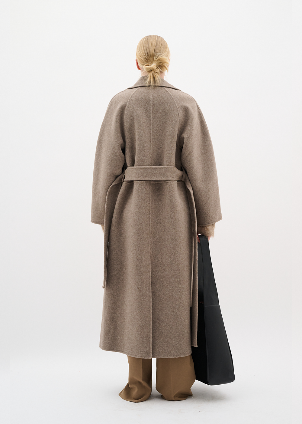Yilla Long Coat - Sandy Grey Melange - InWear Canada - Danali