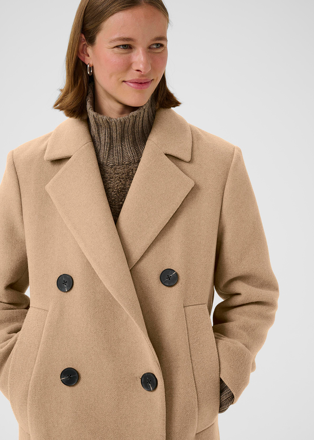 Yunah Long Coat - Tobacco Brown - InWear Canada - Danali