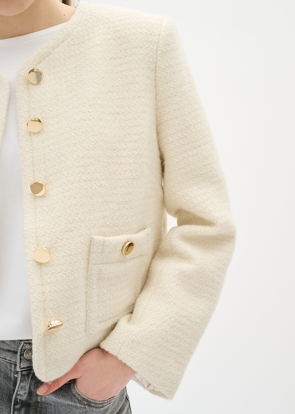 Zeenia Jacket - Whisper White - InWear Canada - Danali
