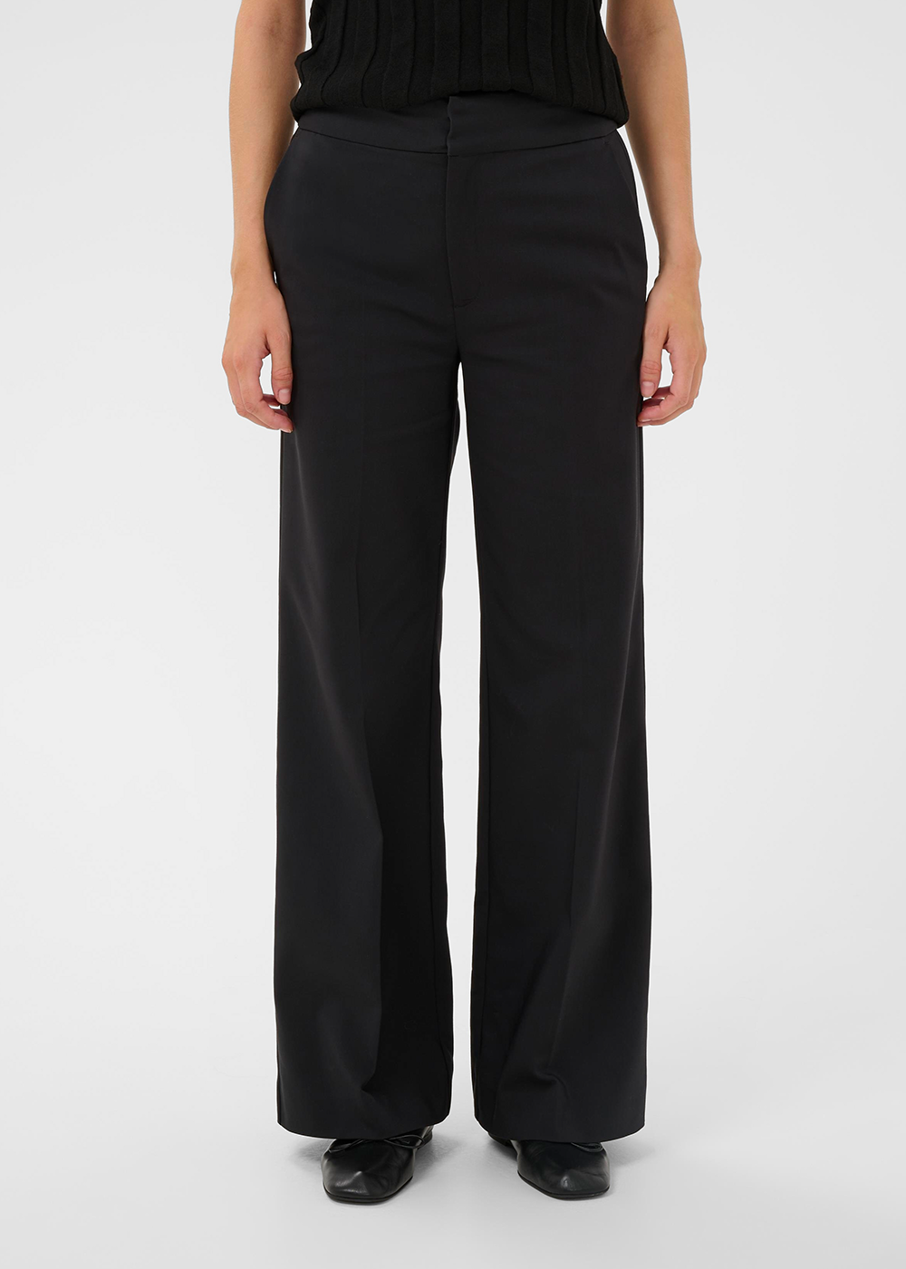 Zella Wide Pant - Black - InWear Canada - Danali