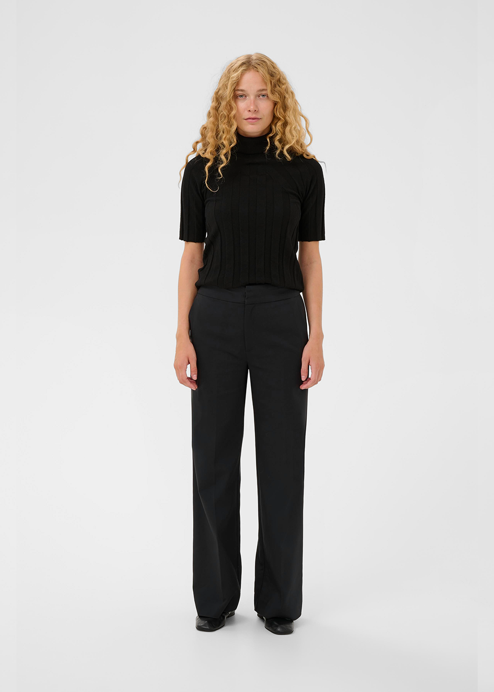 Zella Wide Pant - Black - InWear Canada - Danali