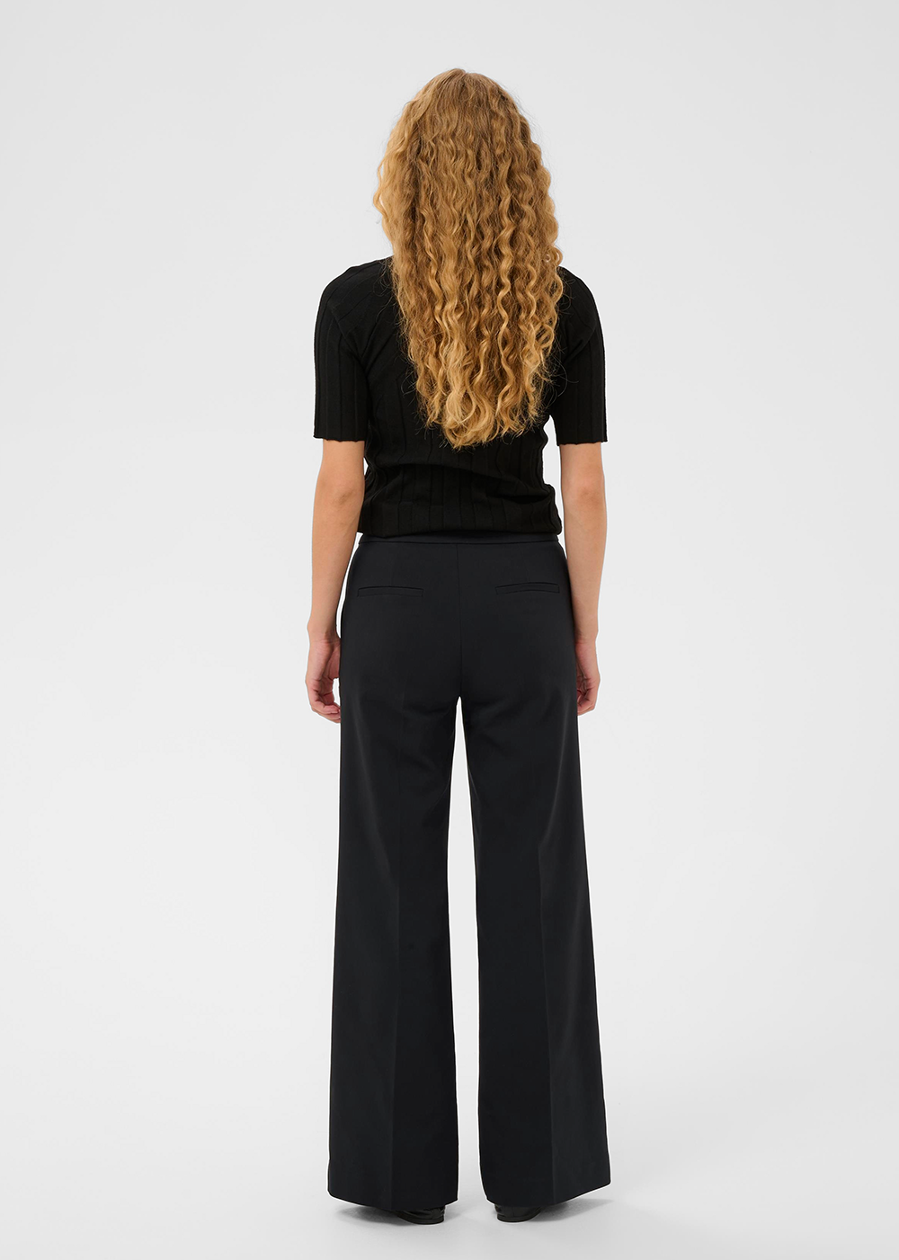 Zella Wide Pant - Black - InWear Canada - Danali