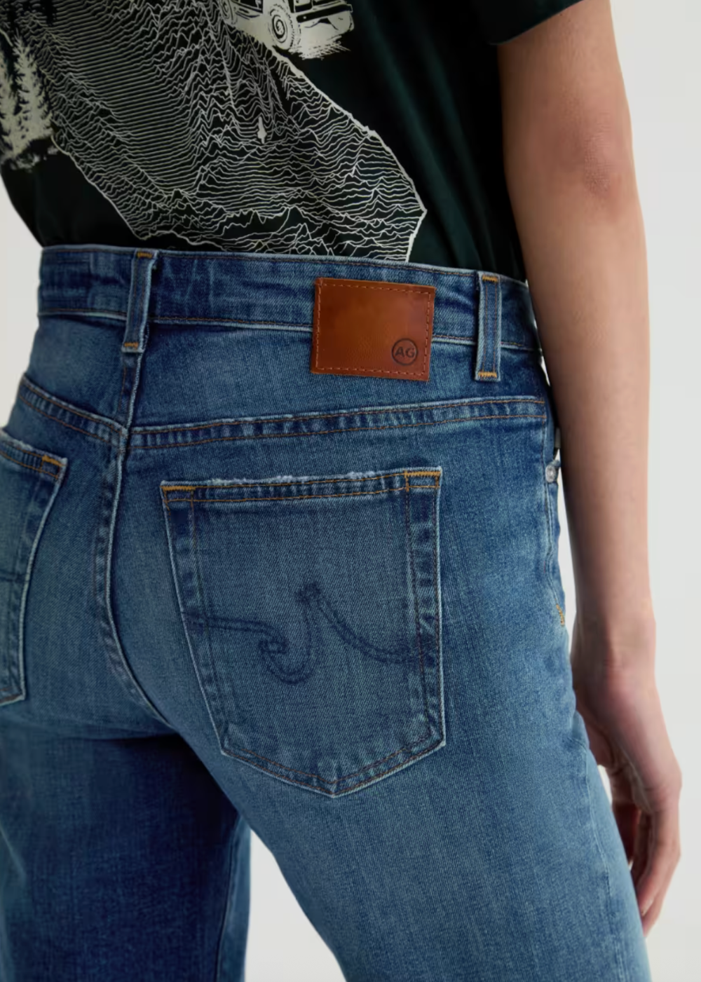 Sandra Low Rise Straight Leg Jean - 10 Years Iliad - AG Jeans Canada - Danali - JRN1F95BT10YILL