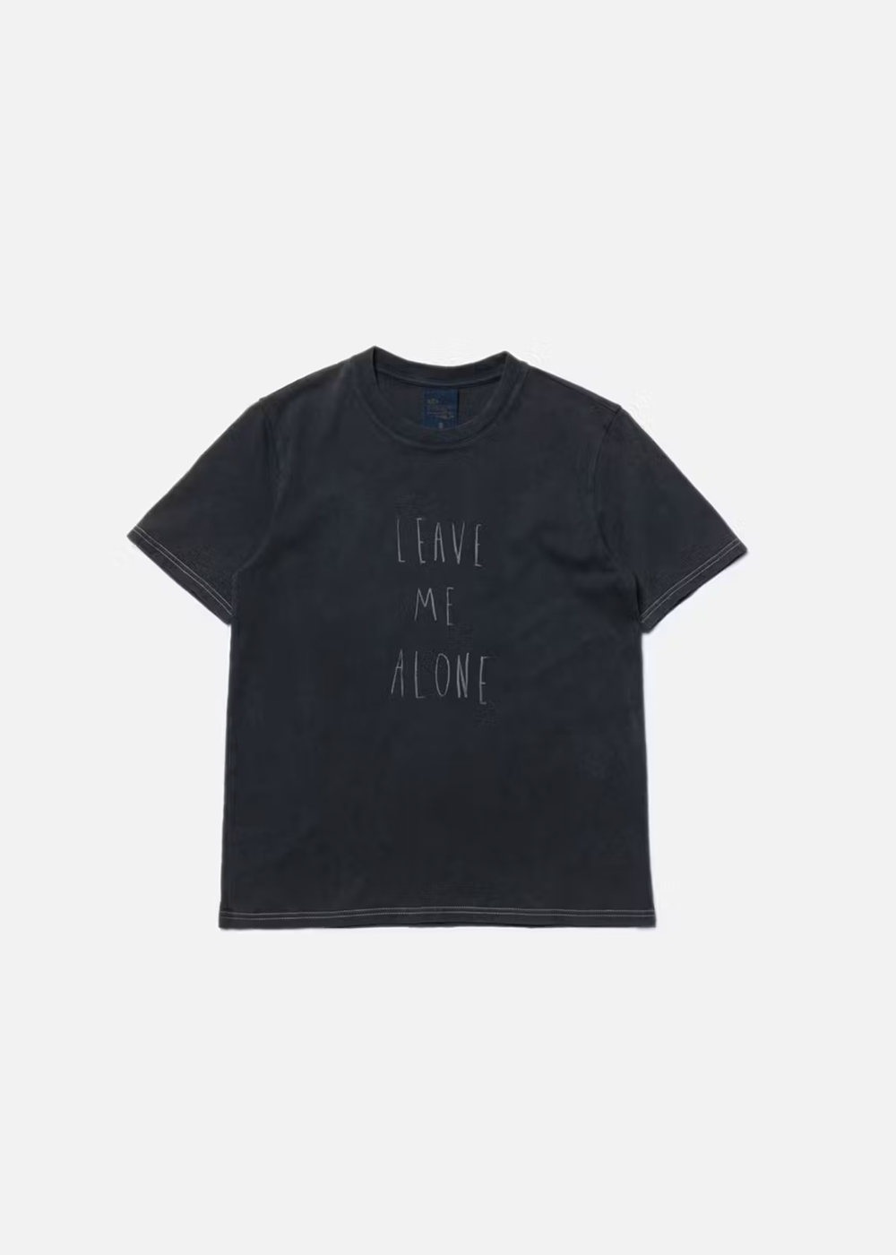 Joni Leave Me Alone Tee - Antracite - Nudie Jeans Canada - Danali