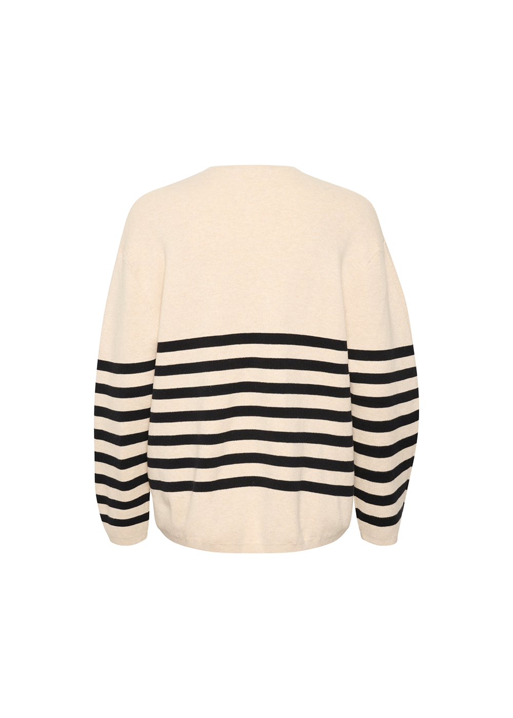 Kaylla Striped Sweater - Haze Melange/Black - InWear Canada - Danali