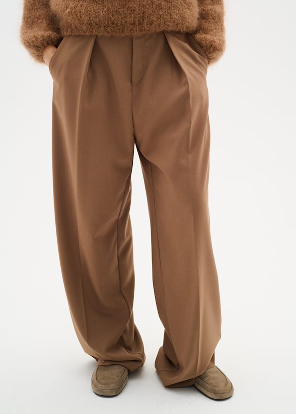 Khai Pleated Pant - Coca Mocha - InWear Canada - Danali