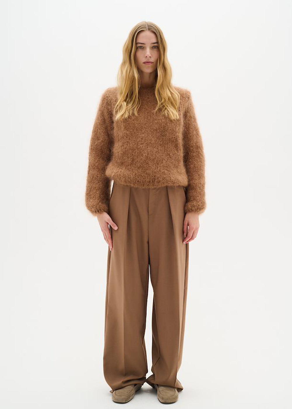 Khai Pleated Pant - Coca Mocha - InWear Canada - Danali