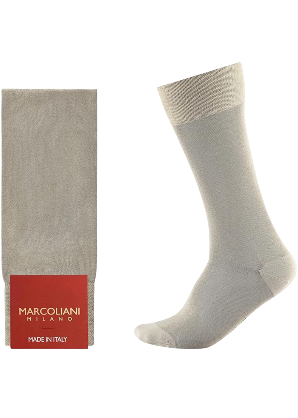 Modal Classic Plain Socks - Beige - Marcoliani Canada - Danali - MAR4542T-035