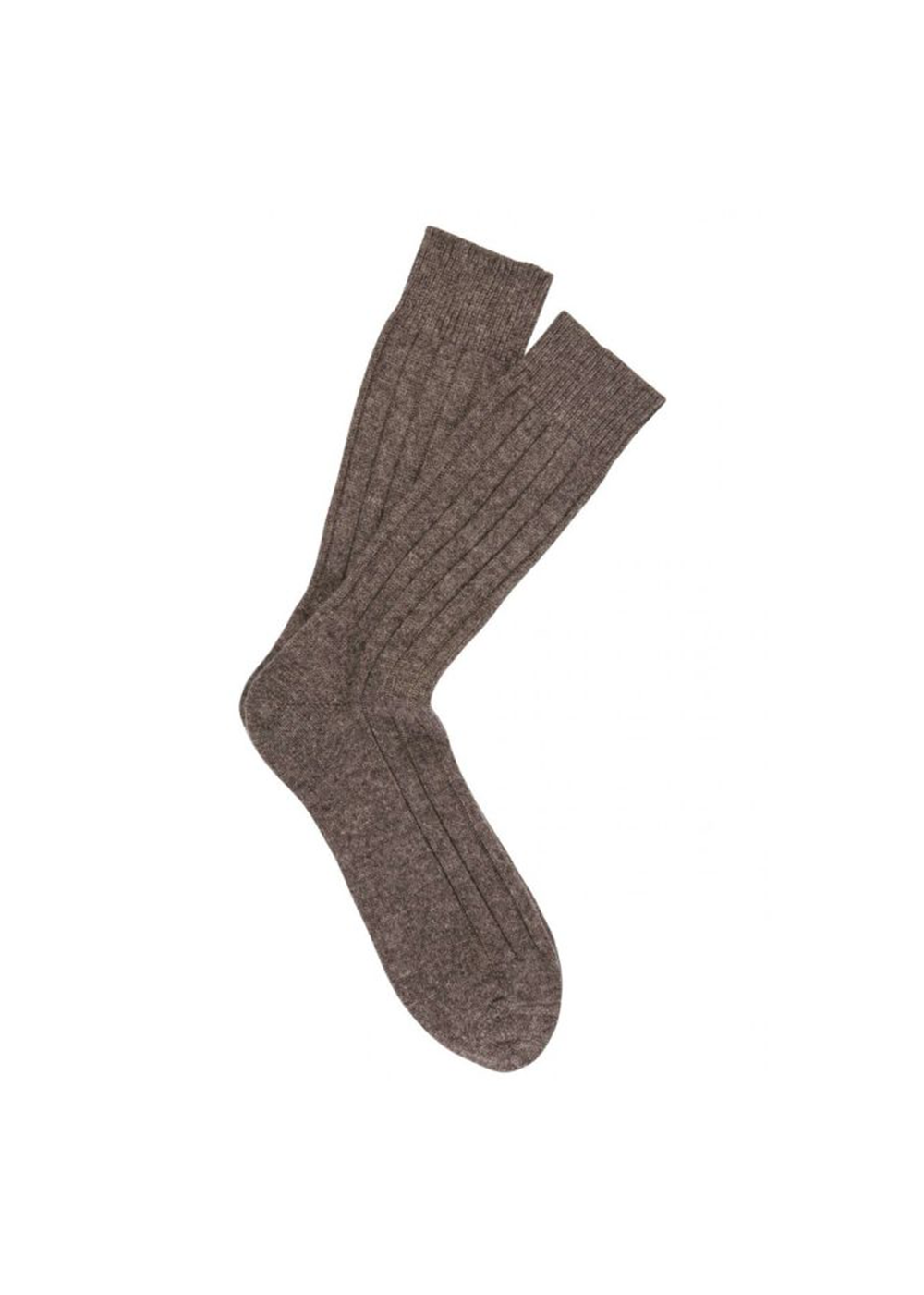 Cashmere Dress Socks - Coffee  Marcoliani Canada - Danali