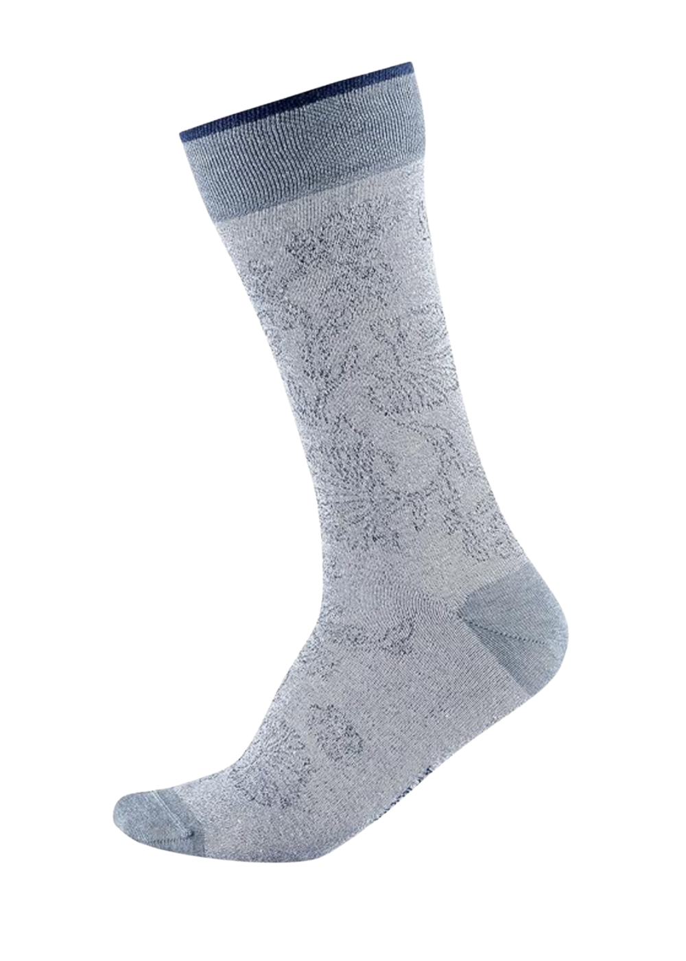 Linen & Cotton Cornflower Socks - Blue - Marcoliani Canada - Danali