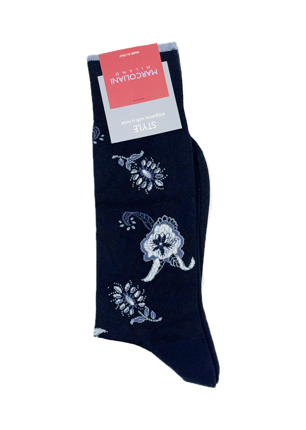 Modal Bimala Flower Sock - Navy - Macoliani Canada - Danali