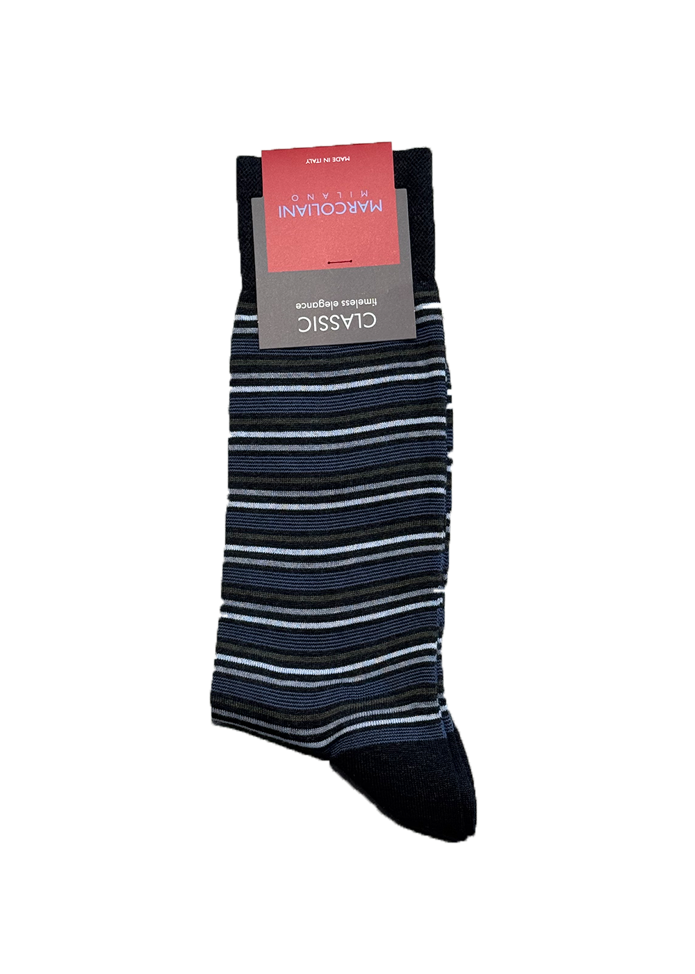 Pima Cotton Torino Stripe Socks - Marcoliani Canada - Danali