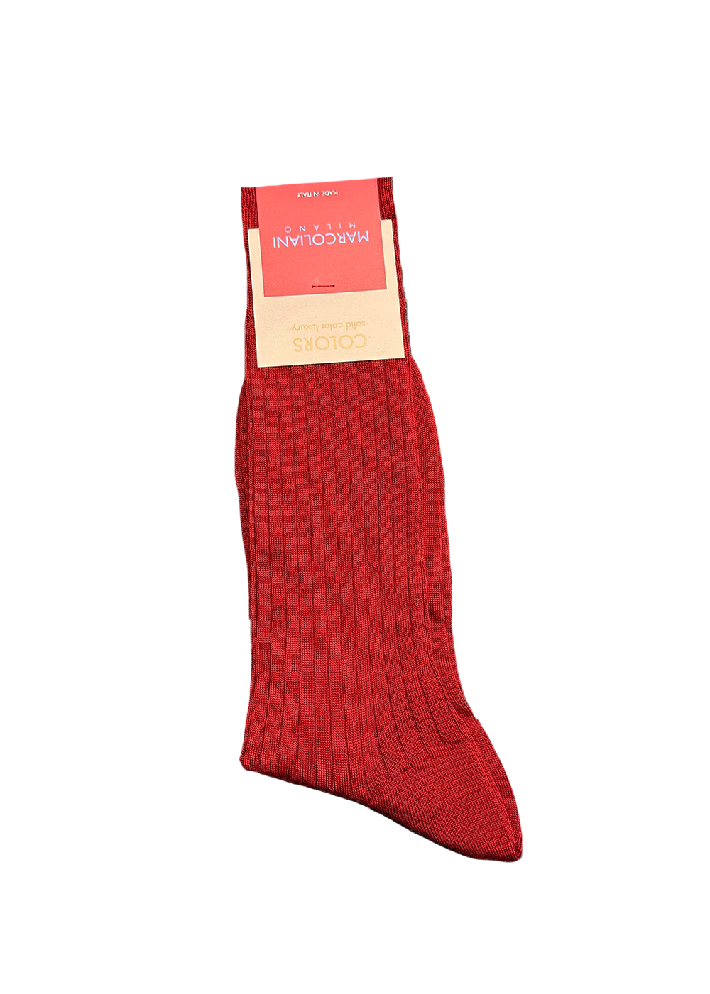 Ribbed Dress Socks - Merlot - Marcoliani Canada - Danali