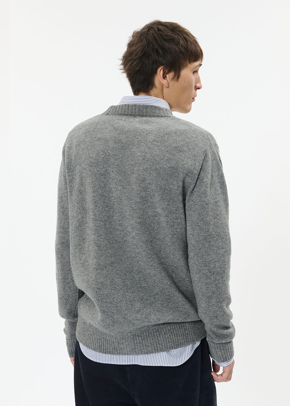 Alpin Sweater - Medium Grey Melange - Matinique Canada - Danali 