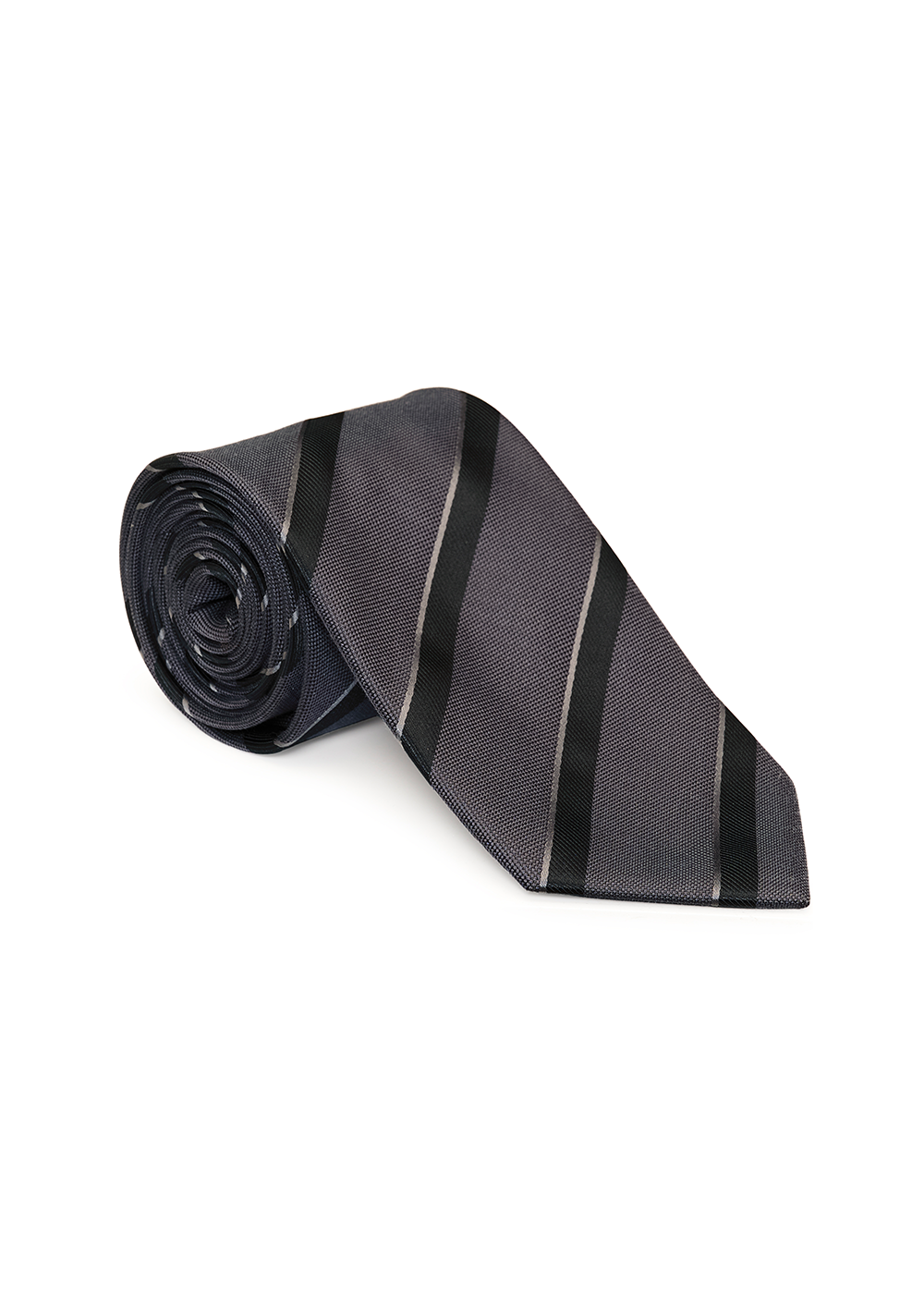 Black Striped Tie - Black - Matinique Canada - Danali