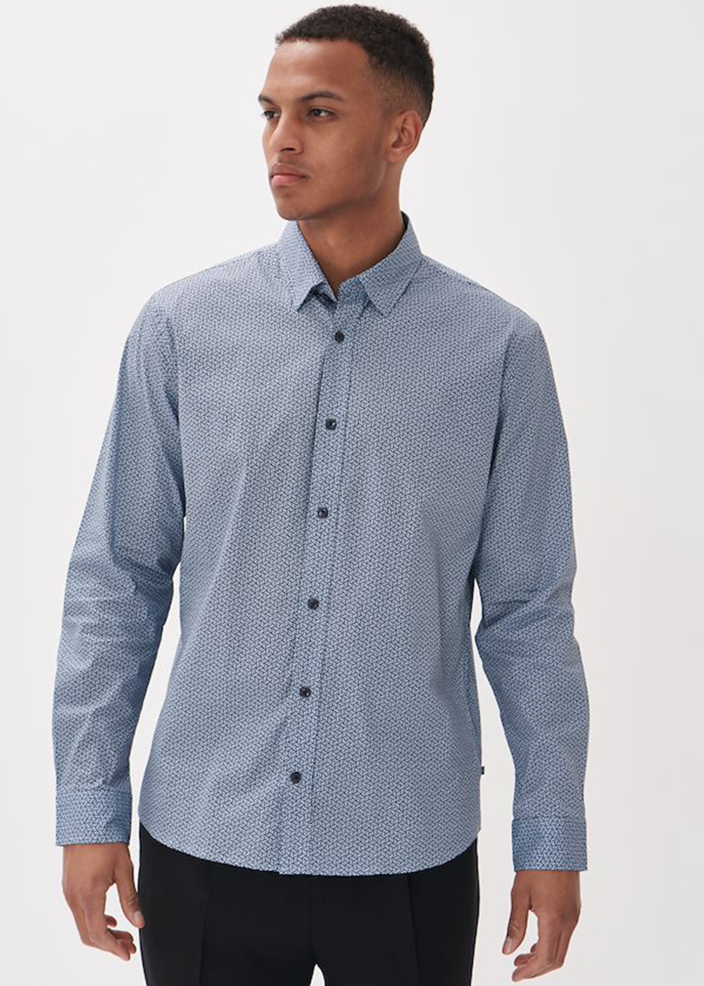 Christaldo Shirt - Chambray Blue - Matinique Canada - Danali