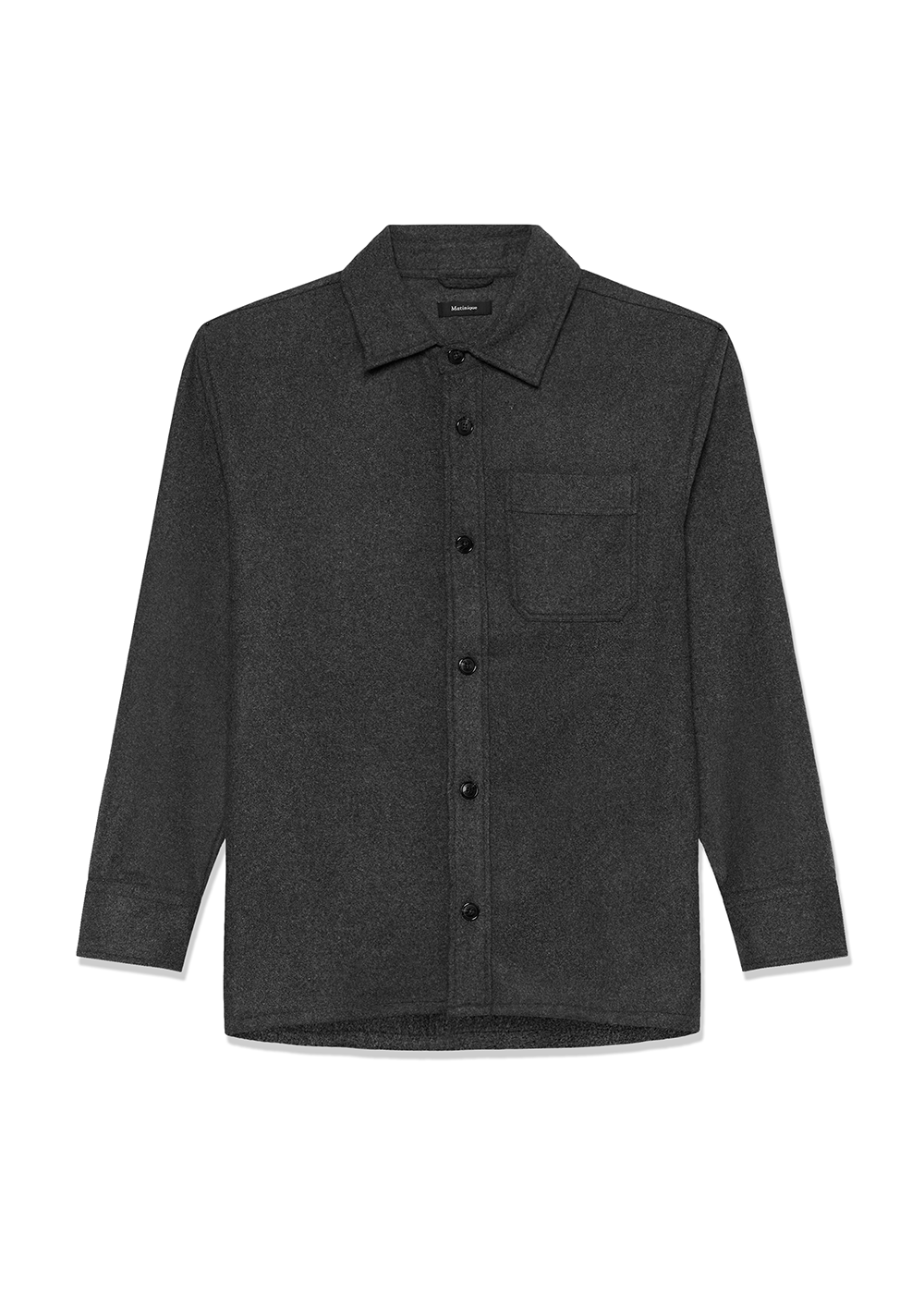 Cracow Overshirt - Dark Grey Melange - Matinique Canada - Danali