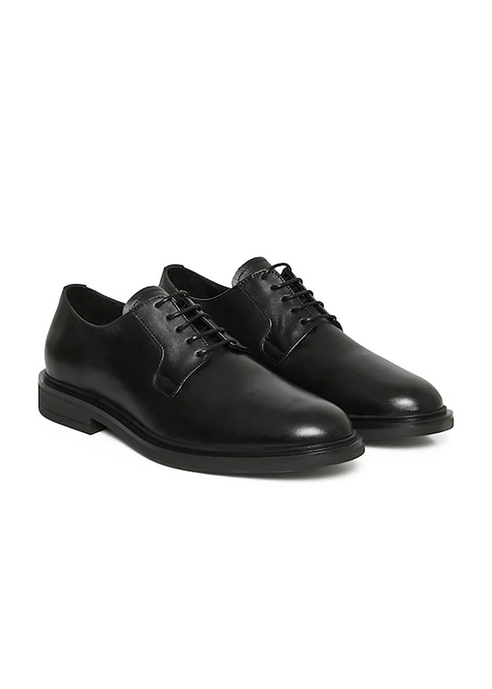 Fitch Smooth Derby Shoes - Black - Matinique Canada - Danali