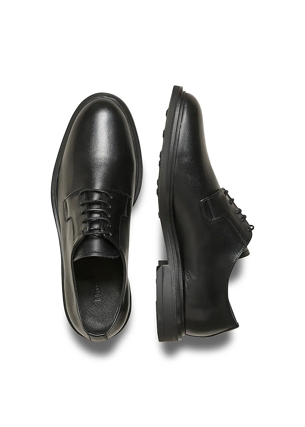 Fitch Smooth Derby Shoes - Black - Matinique Canada - Danali