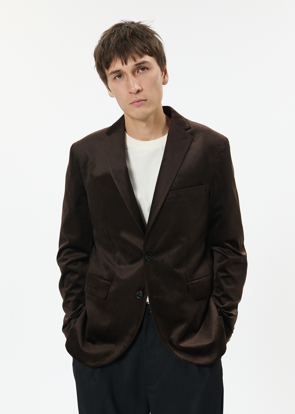 George Velvet Blazer - Ganache - Matinique Canada - Danali