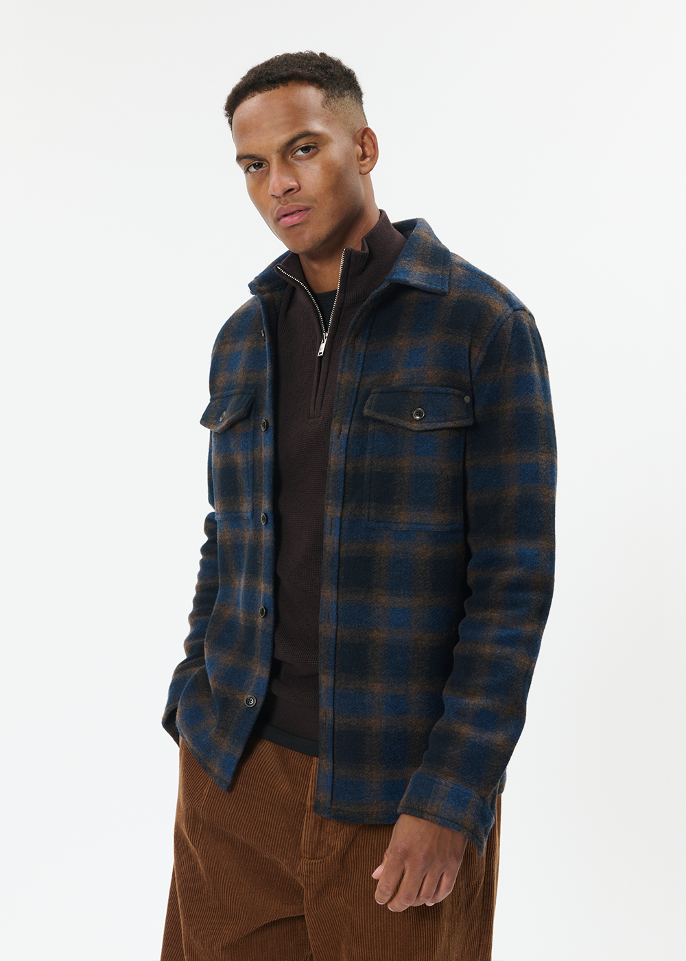 Glibbon Heritage Shirt - Dark Navy - Matinique Canada - Danali