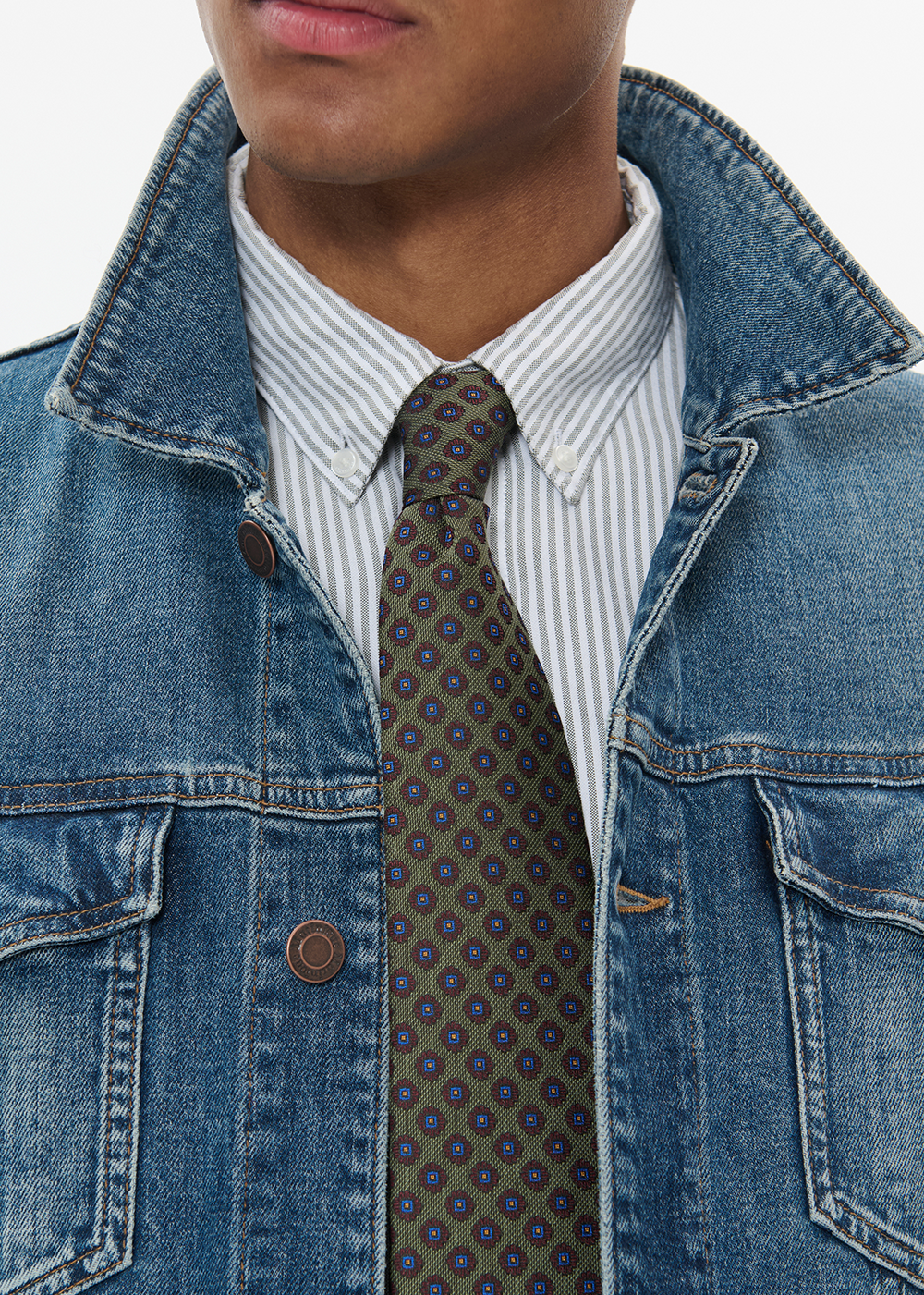 Green Tie - Olive Night - Matinique Canada - Danali