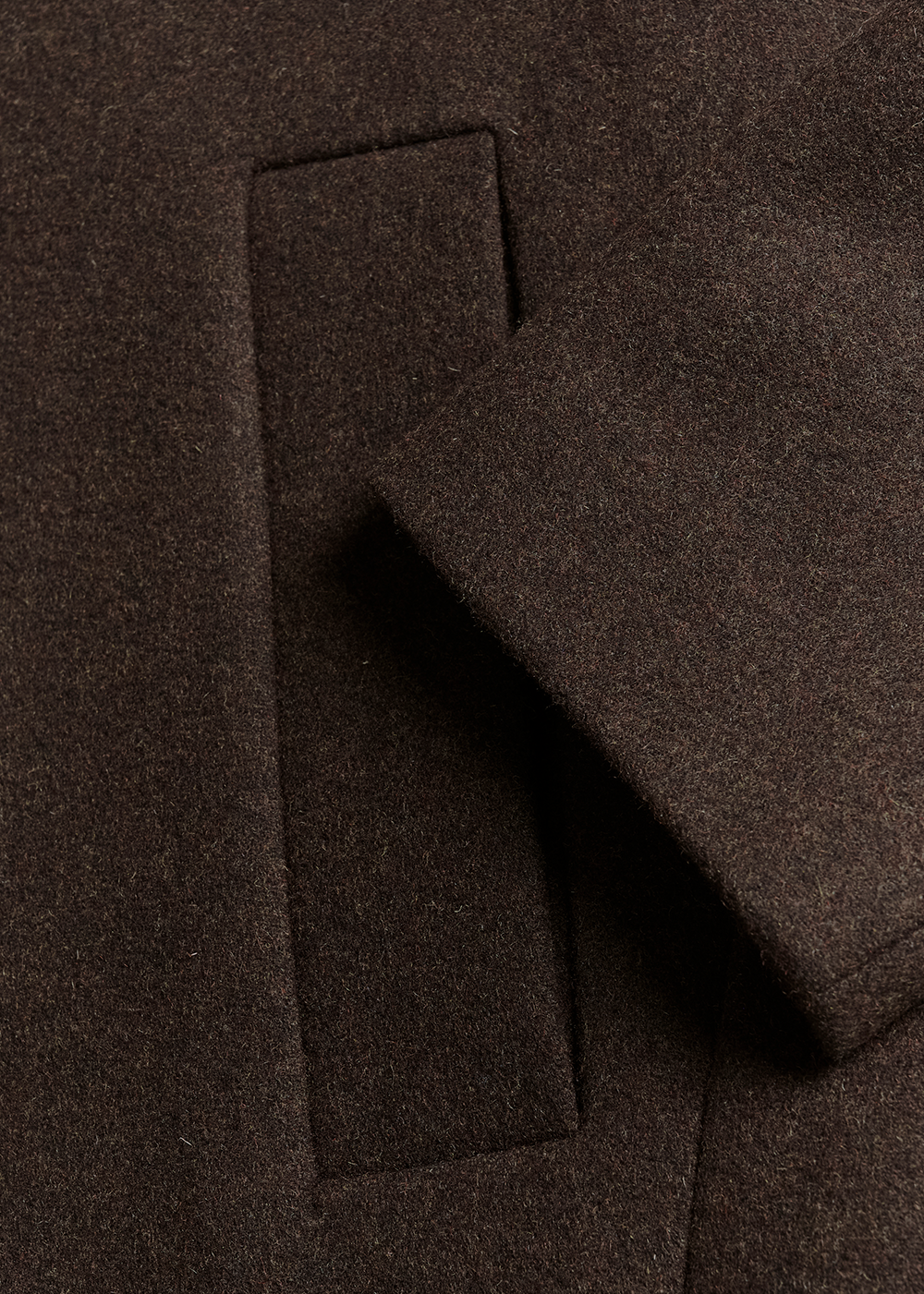 Harvey Classic Wool Coat - Espresso - Matinique Canada - Danali