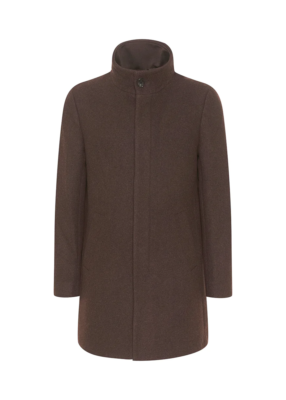 Harvey Classic Wool Coat - Espresso - Matinique Canada - Danali