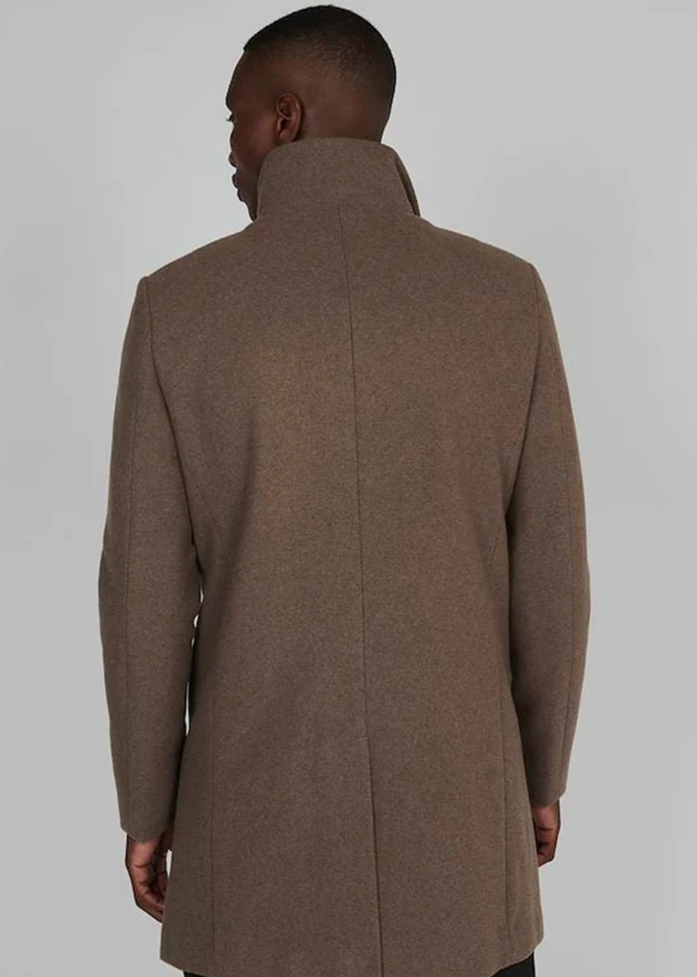 Harvey Classic Wool Coat - Walnut - Matinique Canada - Danali