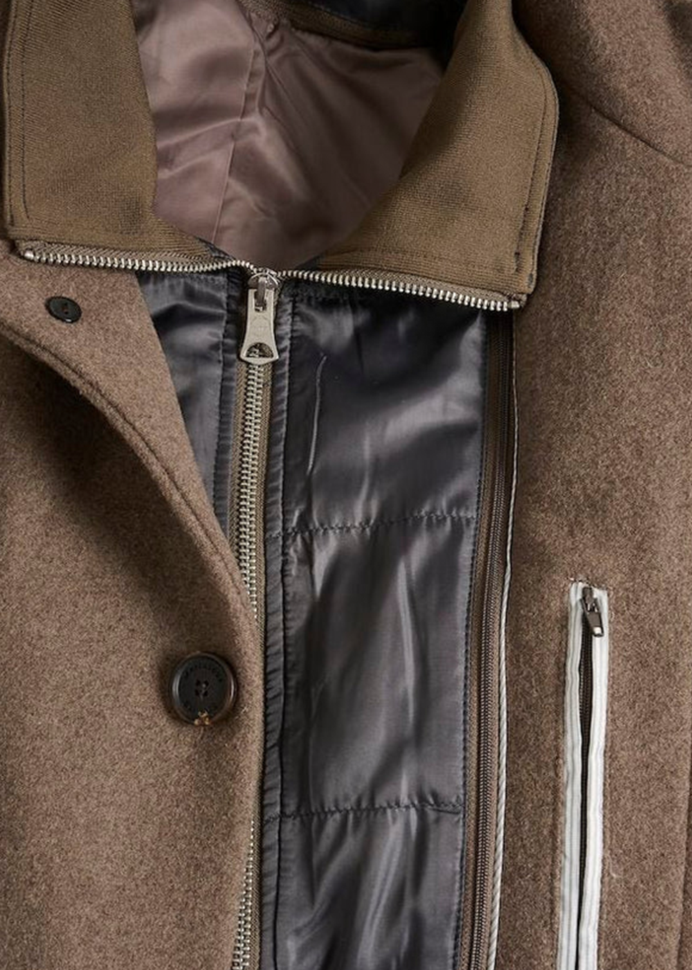 Harvey Classic Wool Coat - Walnut - Matinique Canada - Danali