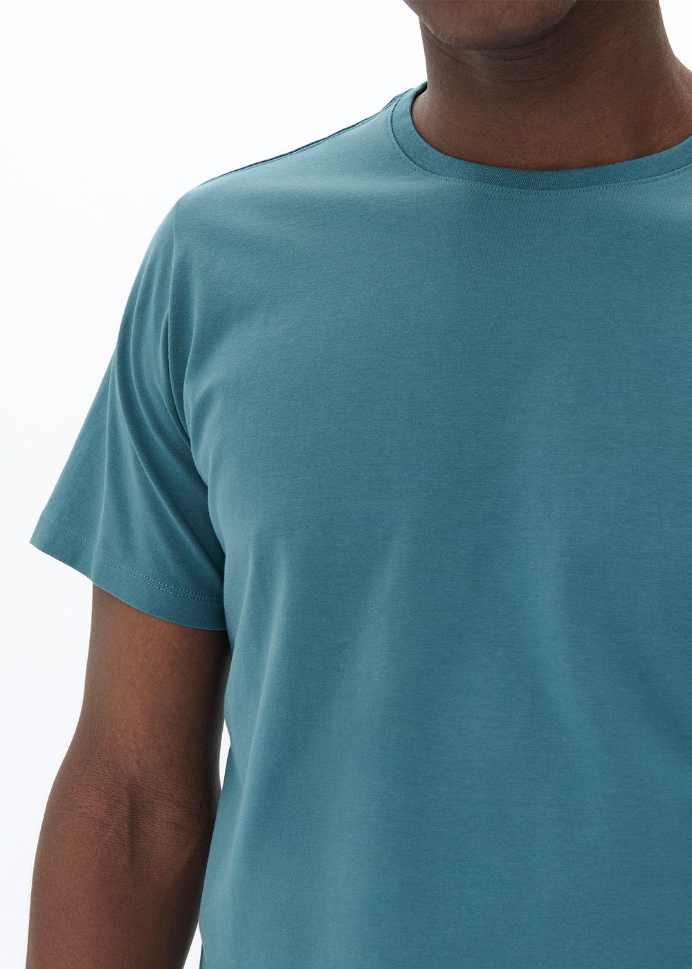 Matinique Jermalink Cotton Stretch T-Shirt Blue Fusion - Matinque Canada - Danali