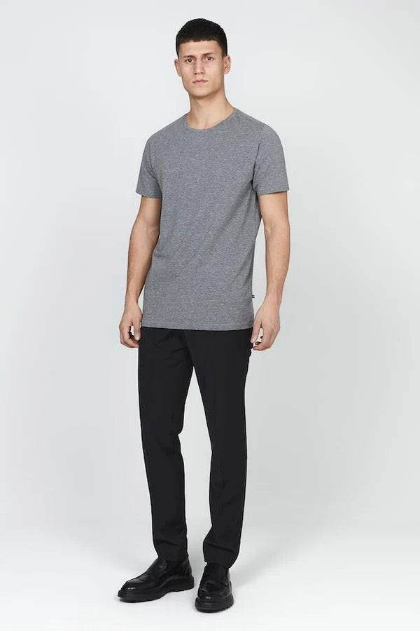 Jermalink Cotton Stretch T-Shirt - Medium Grey Melange - Matinique Canada - Danali