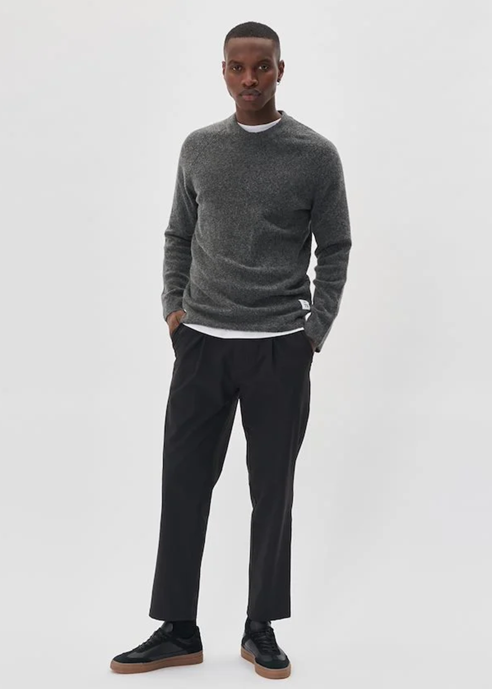 Jobo Sweater - Dark Grey Melange - Matinique Canada - Danali