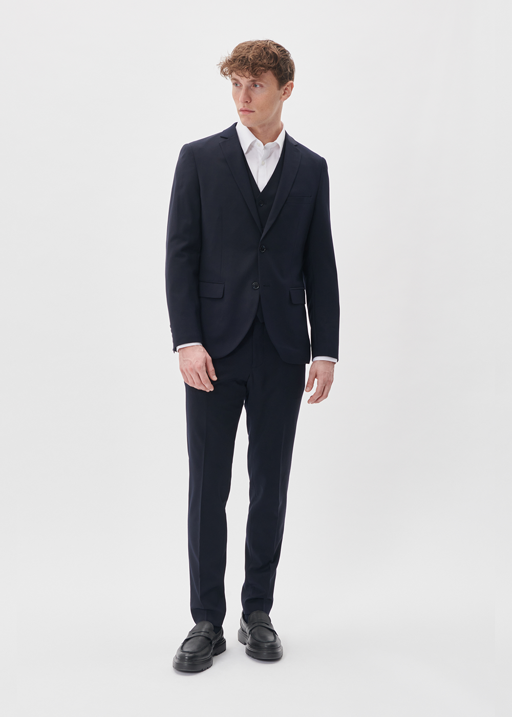 Jonathan Stretch Blazer - Dark Navy - Matinique Canada - Danali