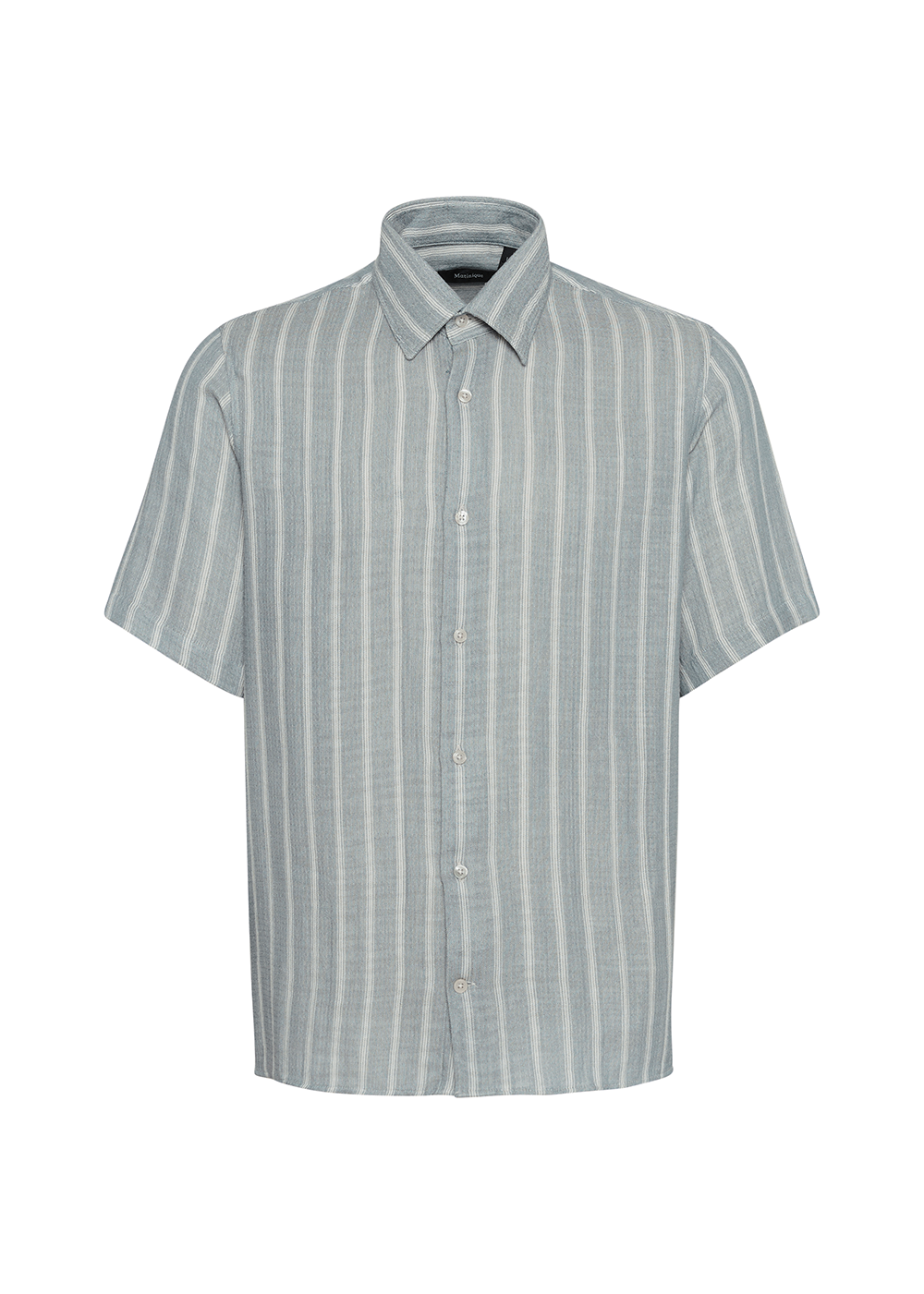 Matinique Klampo Short Sleeve Shirt Blue Fusion Stripe - Matinique Canada - Danali