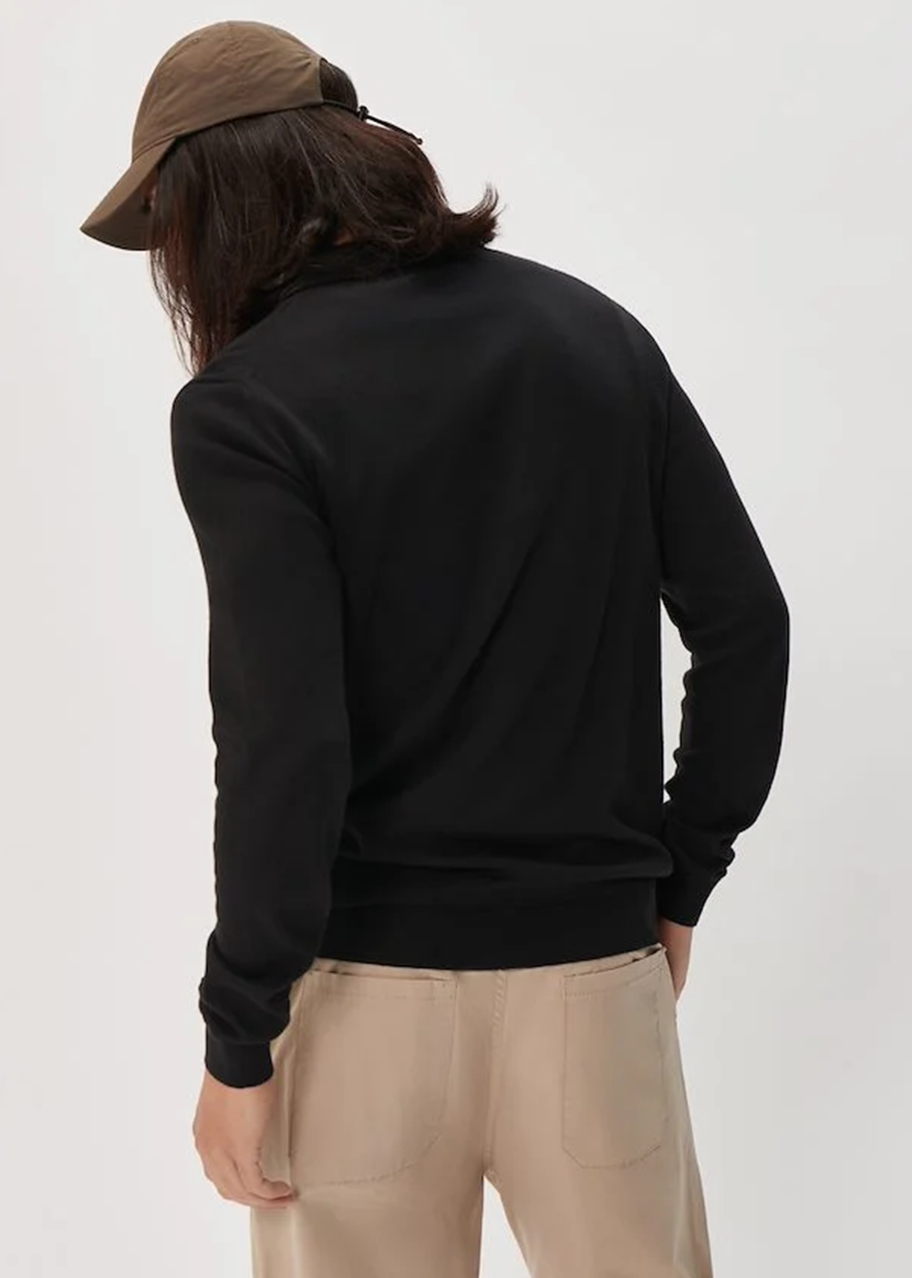 Klint Long Sleeve Polo - Black - Matinique Canada - Danali