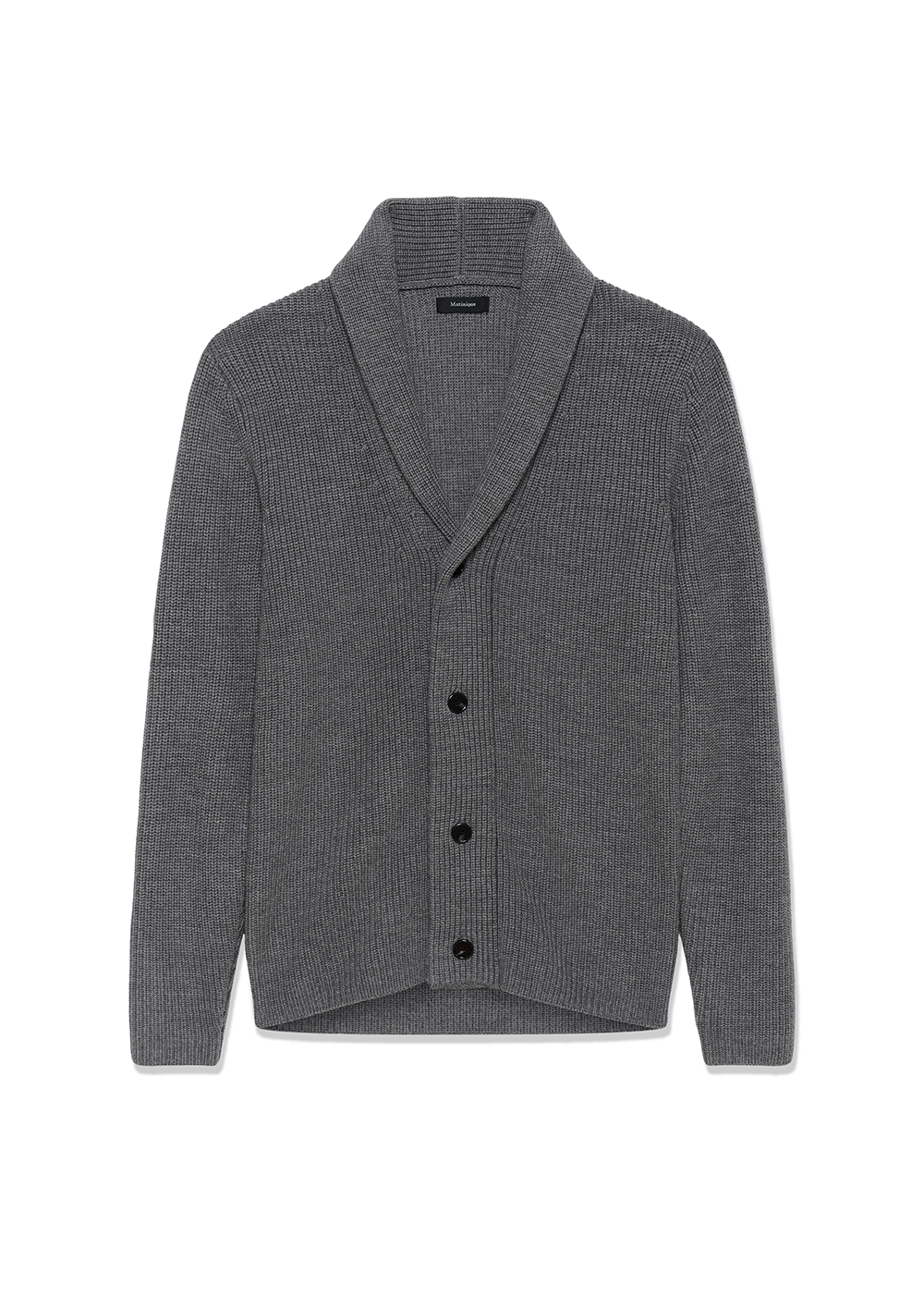 Krollo Cardigan - Medium Grey Melange - Matinique Canada - Danali
