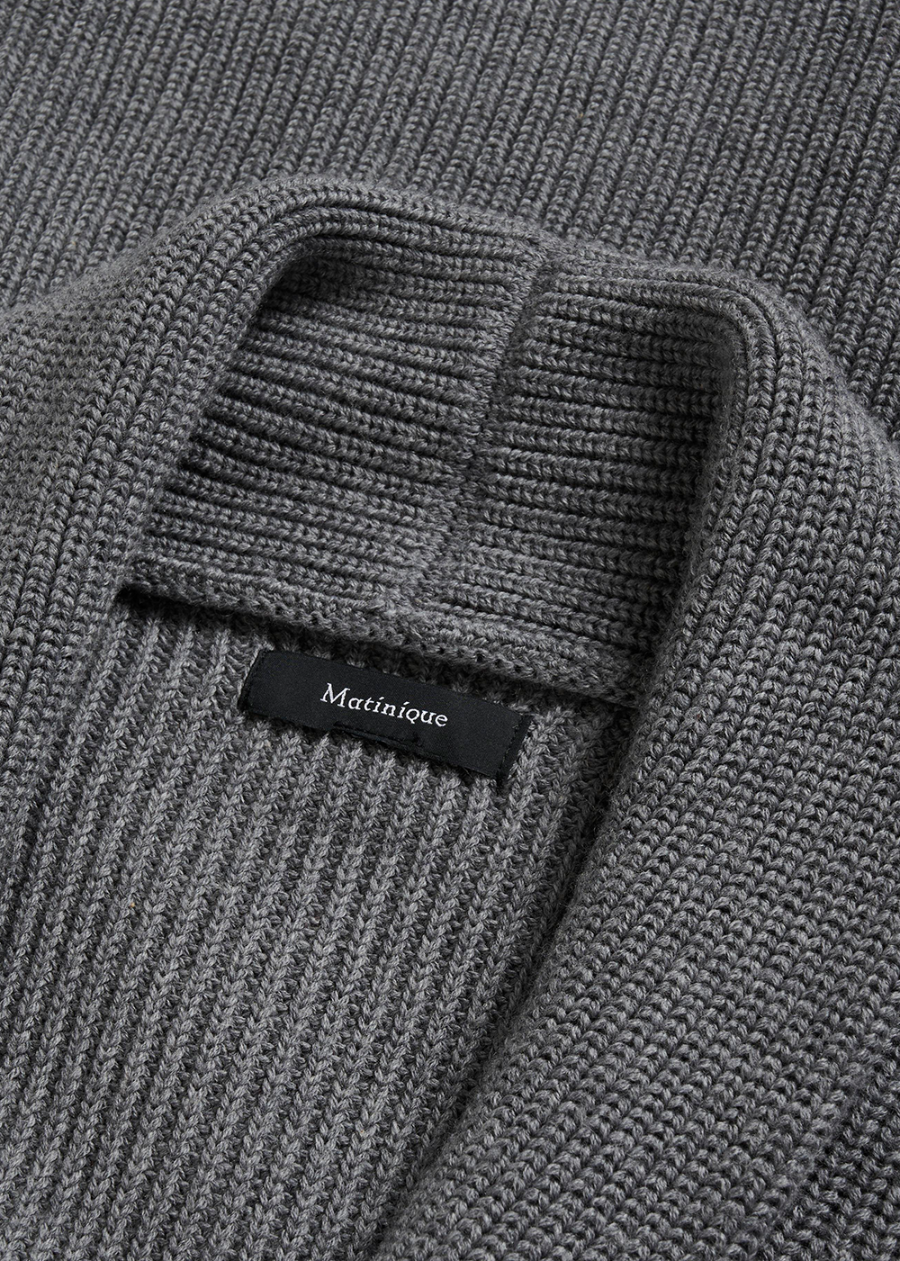 Krollo Cardigan - Medium Grey Melange - Matinique Canada - Danali