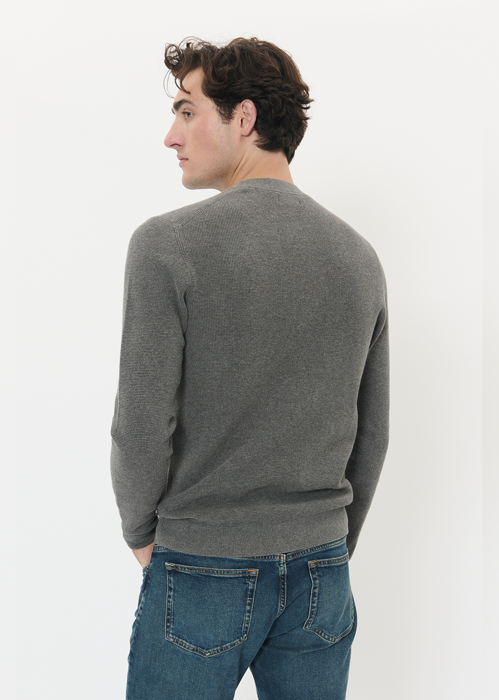 Lagoon Sweater - Medium Grey Melange - Matinique Canada - Danali