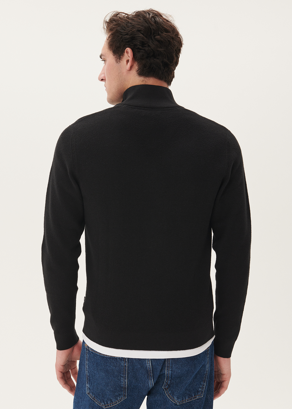 Lagoon Zip Sweater - Black - Matinique Canada - Danali