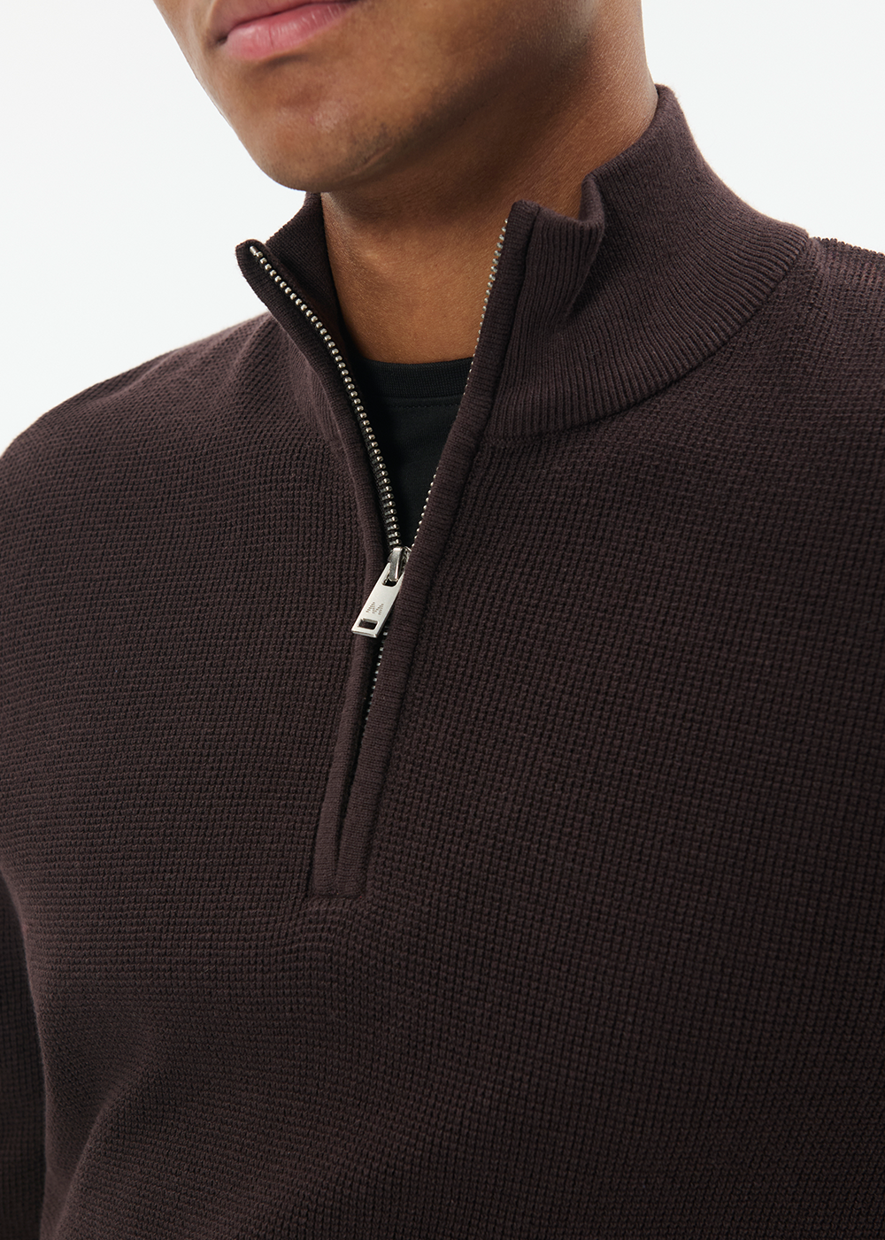 Lagoon Zip Sweater- Ganache - Matinique Canada - Danali