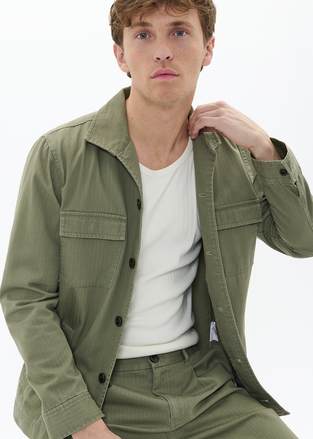 Landen Heritage Jacket- Light Army Green - Matinique Canada - Danali