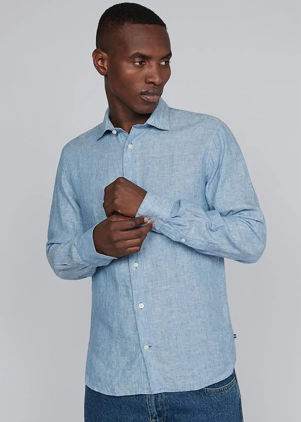 Marc Linen Shirt - Captains Blue - Matinique Canada - Danali - 30204077
